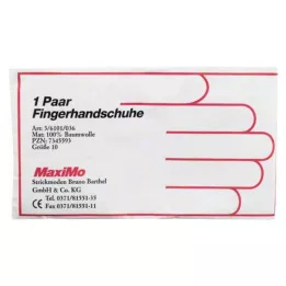 HANDSCHUHE Algodón talla 10, 2 piezas