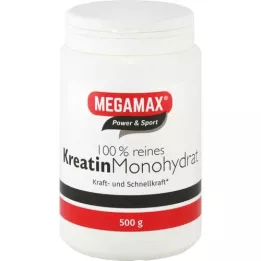 KREATIN MONOHYDRAT 100% Megamax en polvo, 500 g