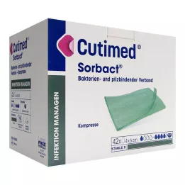 CUTIMED Compresas Sorbact 4x6 cm, 42 uds