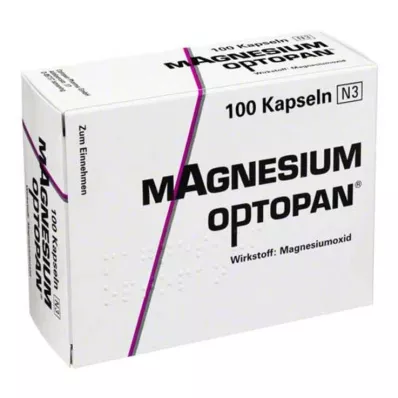 Cápsulas de magnesio Optopan, 100 piezas