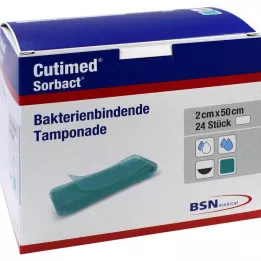 CUTIMED Tampones Sorbact 2x50 cm, 24 uds