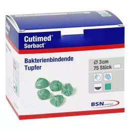 CUTIMED Hisopos Sorbact tamaño nuez, 75 uds