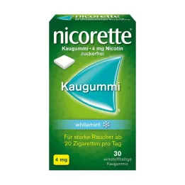 NICORETTE Chicle 4 mg menta blanca, 30 uds
