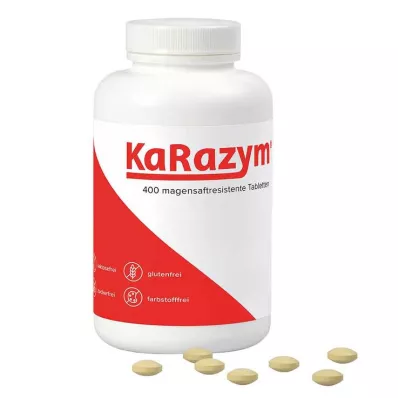 KARAZYM comprimidos con cubierta entérica, 400 unidades