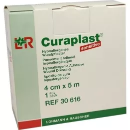 CURAPLAST Vendaje para heridas, sensible 4 cm x 5 m, 1 ud