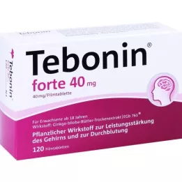TEBONIN forte 40 mg comprimidos recubiertos con película, 120 uds