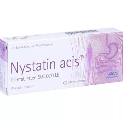 NYSTATIN acis comprimidos recubiertos con película, 20 uds