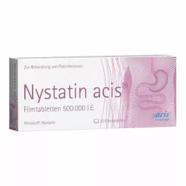 NYSTATIN acis comprimidos recubiertos con película, 20 uds