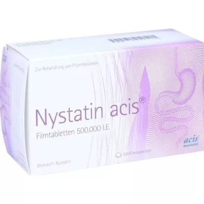 NYSTATIN acis comprimidos recubiertos con película, 100 uds