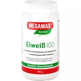 EIWEISS 100 Vainilla Megamax en polvo, 400 g