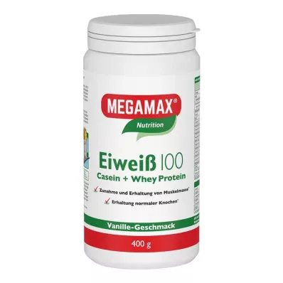 EIWEISS 100 Vainilla Megamax en polvo, 400 g
