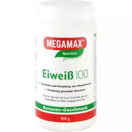 EIWEISS 100 Banana Megamax en polvo, 400 g