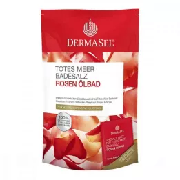 DERMASEL Sales de baño del Mar Muerto+Rosa SPA, 1 p