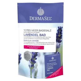 DERMASEL Sales de baño del Mar Muerto+Lavanda SPA, 1 p