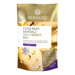 DERMASEL Sales de Baño del Mar Muerto+Oro EXCLUSIVO, 1 P
