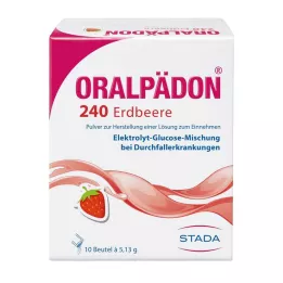 ORALPÄDON 240 Btl. de fresa en polvo, 10 uds