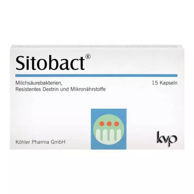 Cápsulas de Sitobact, 15 piezas
