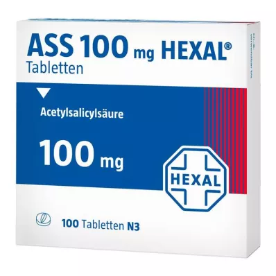 ASS 100 tabletas Hexal, 100 piezas