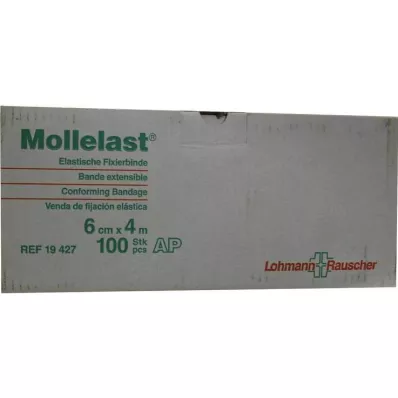 Mollelast 6cmx4m suelto blanco, 100 piezas Mollelast 6cmx4m suelto blanco, 100 piezas