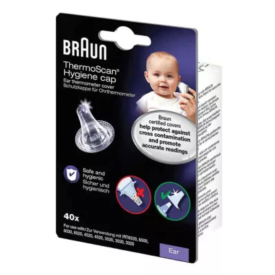 BRAUN THERMOSCAN Tapas de protección LF40, 40 unidades