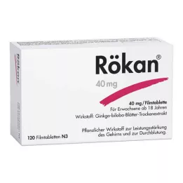 RÖKAN 40 mg comprimidos recubiertos con película, 120 uds