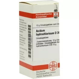 ACIDUM HYDROCHLORICUM D 30 glóbulos, 10 g