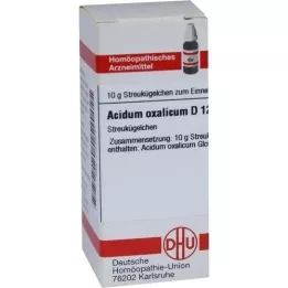 ACIDUM OXALICUM D 12 glóbulos, 10 g