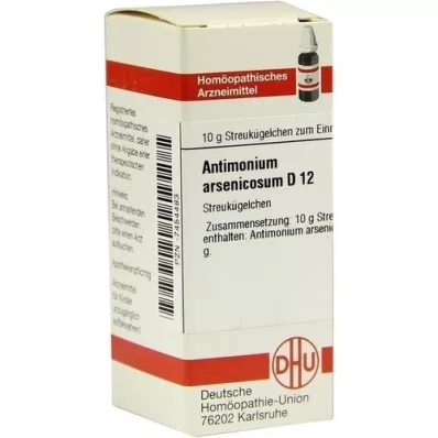 ANTIMONIUM ARSENICOSUM D 12 glóbulos, 10 g