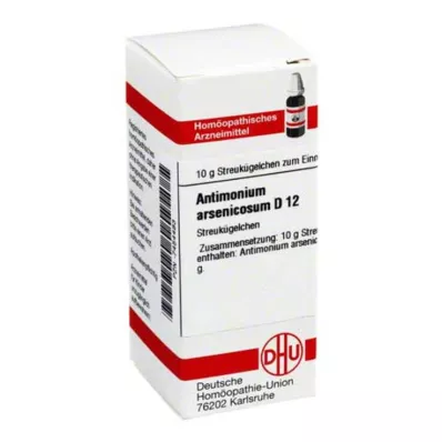 ANTIMONIUM ARSENICOSUM D 12 glóbulos, 10 g