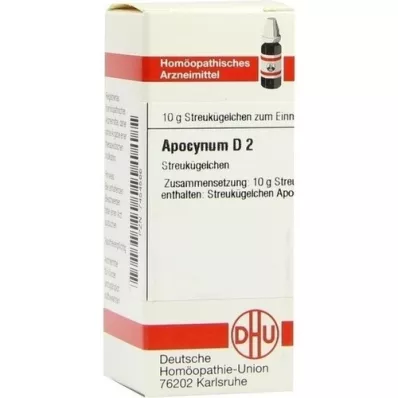 APOCYNUM D 2 glóbulos, 10 g