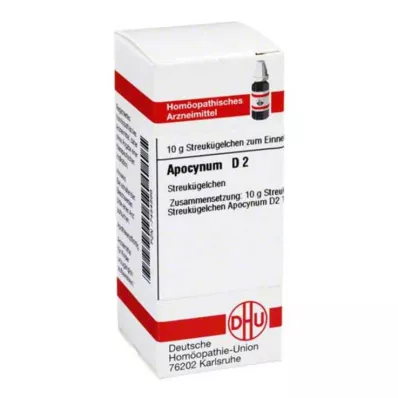 APOCYNUM D 2 glóbulos, 10 g