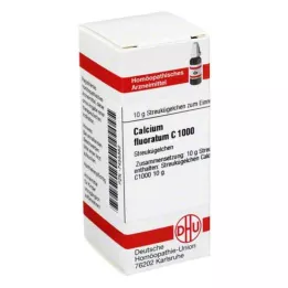 CALCIUM FLUORATUM C 1000 glóbulos, 10 g