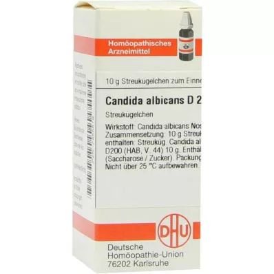 CANDIDA ALBICANS D 200 glóbulos, 10 g CANDIDA ALBICANS D 200 glóbulos, 10 g