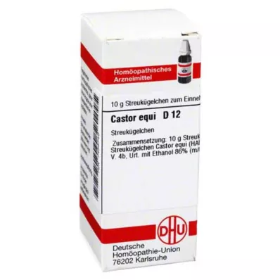 CASTOR equi D 12 glóbulos, 10 g