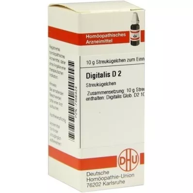 DIGITALIS D 2 glóbulos, 10 g