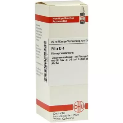 FILIX Dilución D 4, 20 ml