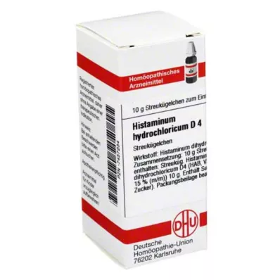 HISTAMINUM hydrochloricum D 4 glóbulos, 10 g