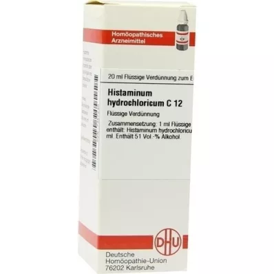 HISTAMINUM hidrocloro C 12 dilución, 20 ml