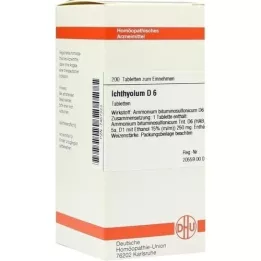 ICHTHYOLUM D 6 pastillas, 200 uds