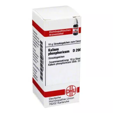 KALIUM PHOSPHORICUM D 200 glóbulos, 10 g