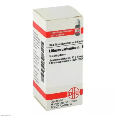 DHU Litio carbonicum D 200 glóbulos, 10 g