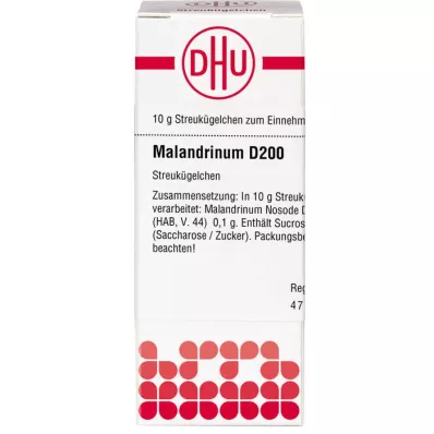 MALANDRINUM D 200 glóbulos, 10 g