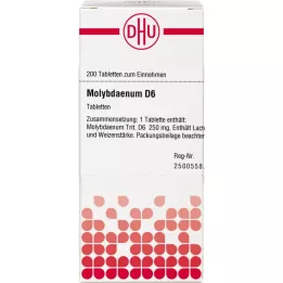 MOLYBDAENUM D 6 pastillas, 200 uds