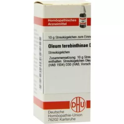 OLEUM TEREBINTHINAE D 30 glóbulos, 10 g