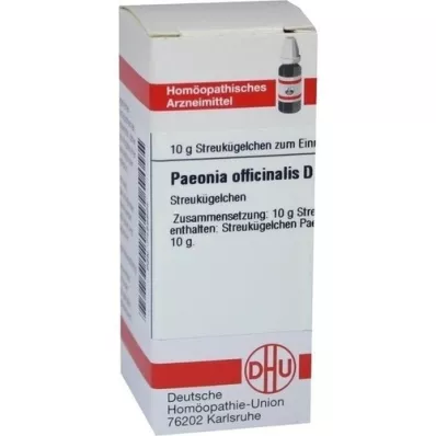 PAEONIA OFFICINALIS D 4 glóbulos, 10 g
