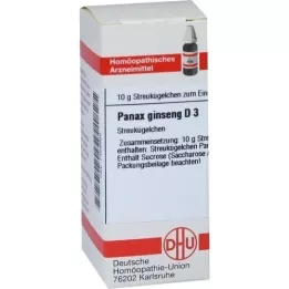 PANAX GINSENG D 3 glóbulos, 10 g