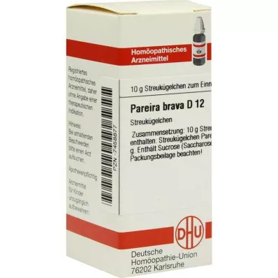 PAREIRA BRAVA D 12 glóbulos, 10 g