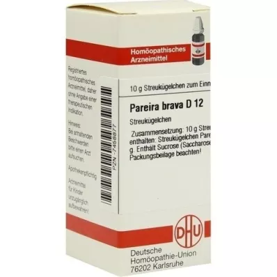 PAREIRA BRAVA D 12 glóbulos, 10 g