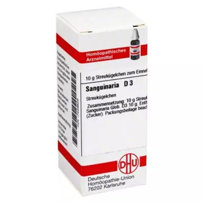 SANGUINARIA D 3 glóbulos, 10 g SANGUINARIA D 3 glóbulos, 10 g