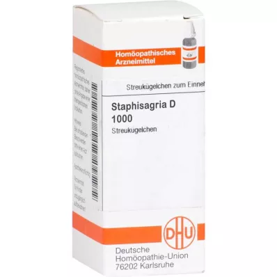STAPHISAGRIA D 1000 glóbulos, 10 g